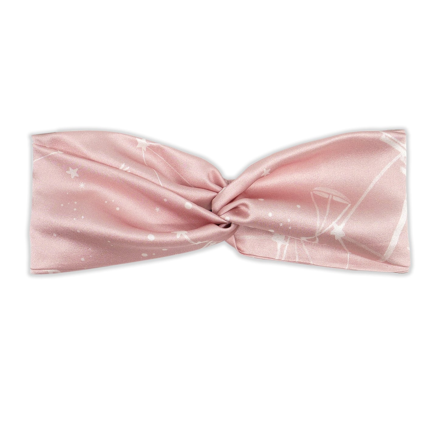 Knotted Lavish Libra print silk headband